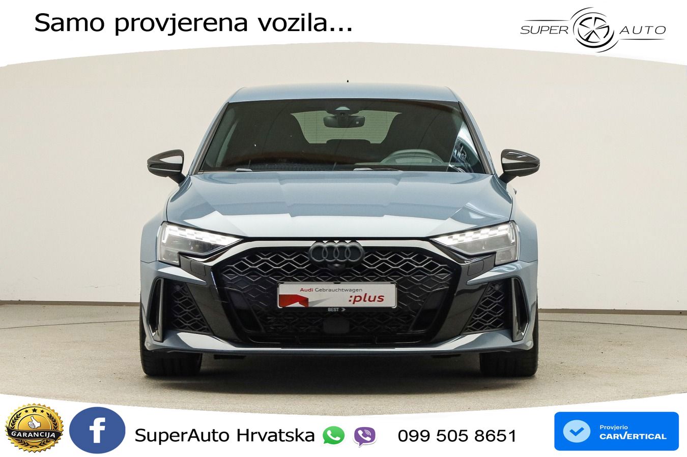 Audi RS3 Sedan 2.5 TFSI (400 KS) quattro S tronic LED+GR SJED+ACC
