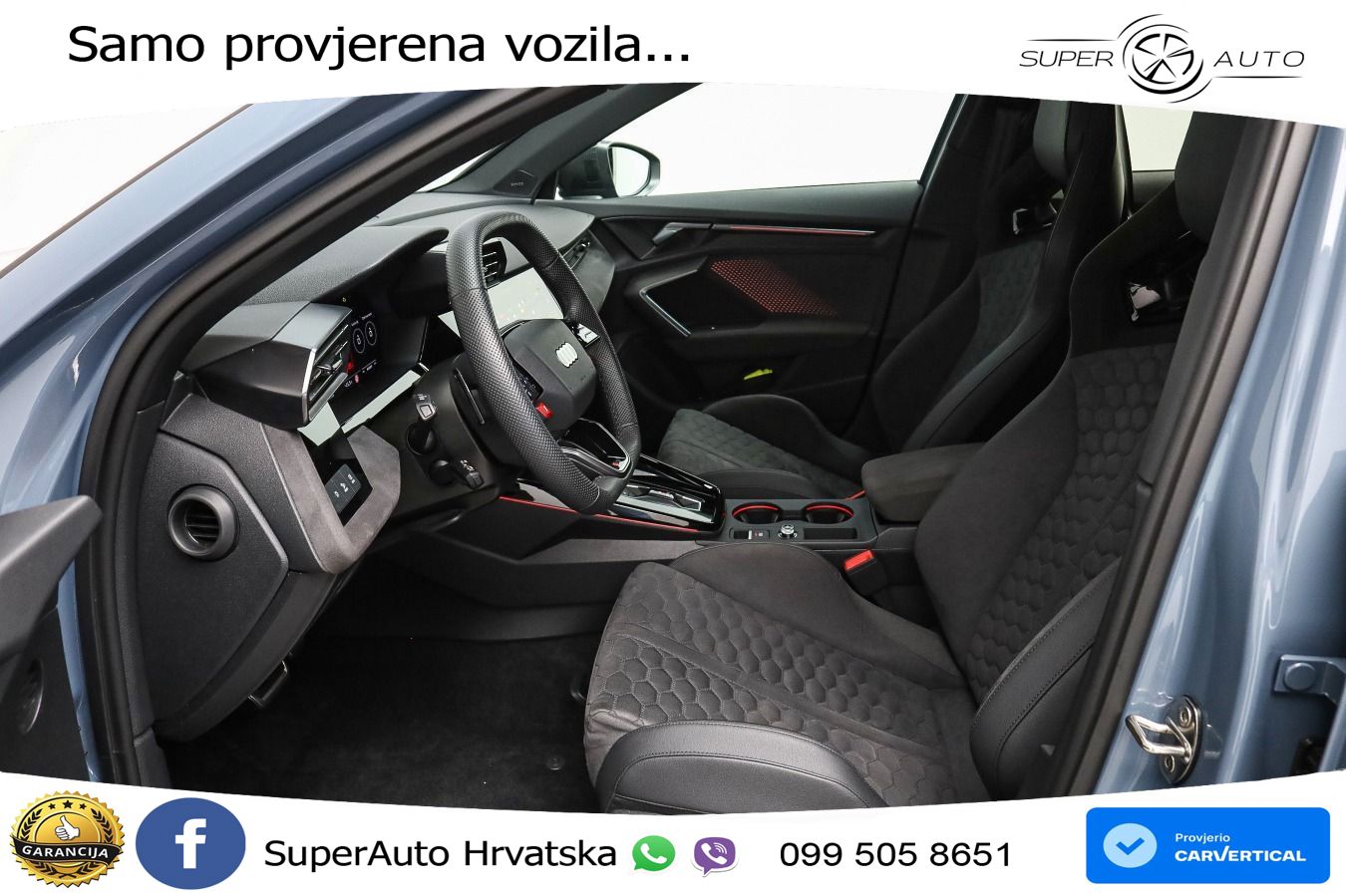Audi RS3 Sedan 2.5 TFSI (400 KS) quattro S tronic LED+GR SJED+ACC