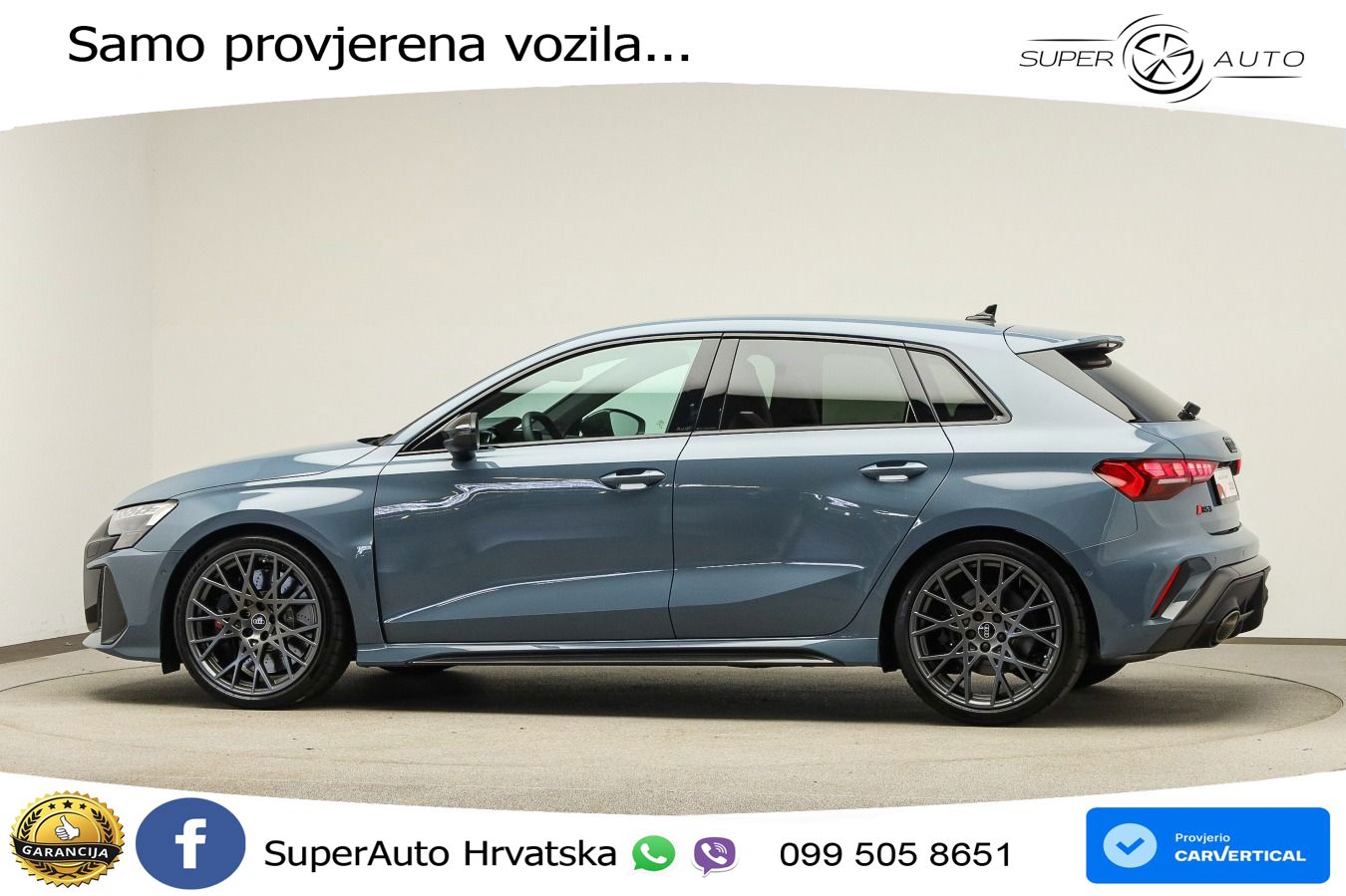 Audi RS3 Sedan 2.5 TFSI (400 KS) quattro S tronic LED+GR SJED+ACC