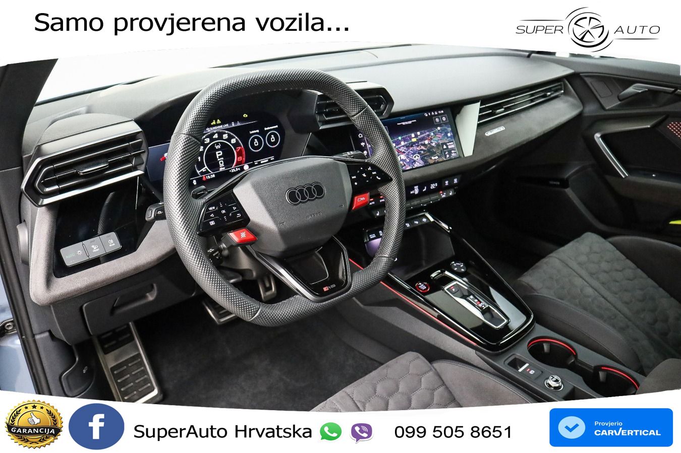 Audi RS3 Sedan 2.5 TFSI (400 KS) quattro S tronic LED+GR SJED+ACC