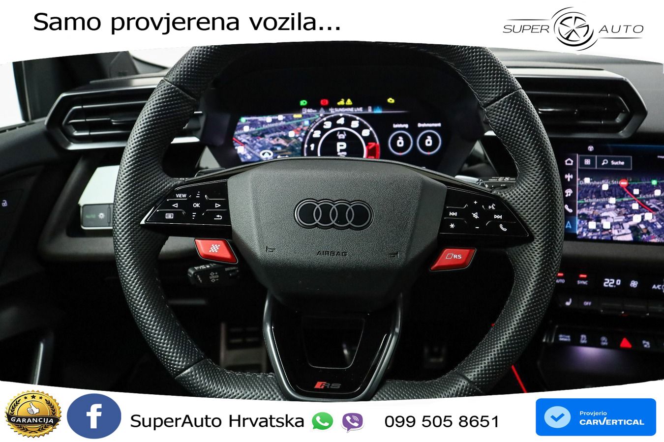 Audi RS3 Sedan 2.5 TFSI (400 KS) quattro S tronic LED+GR SJED+ACC