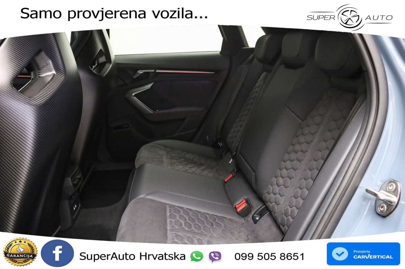 Audi RS3 Sedan 2.5 TFSI (400 KS) quattro S tronic LED+GR SJED+ACC