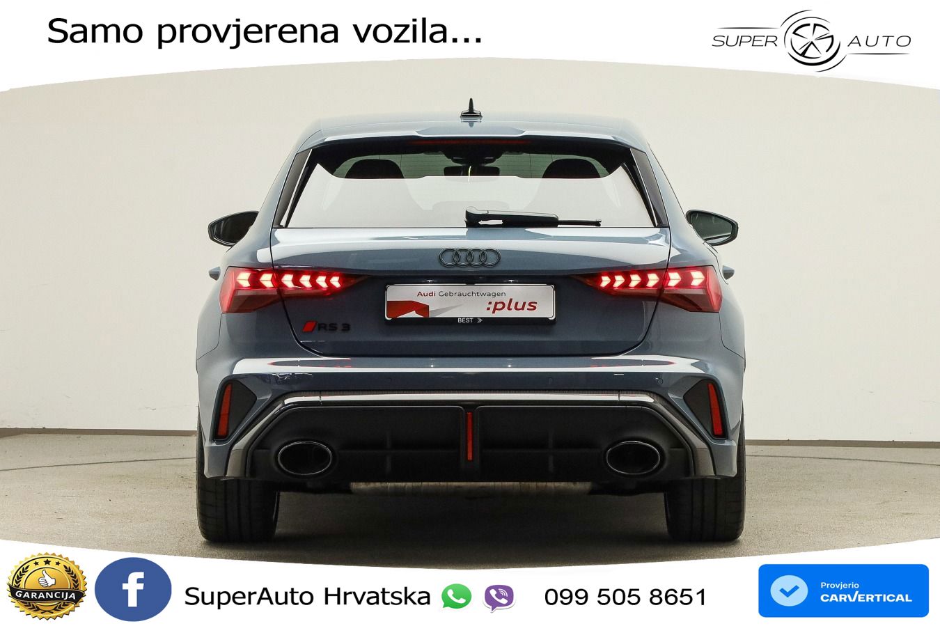 Audi RS3 Sedan 2.5 TFSI (400 KS) quattro S tronic LED+GR SJED+ACC