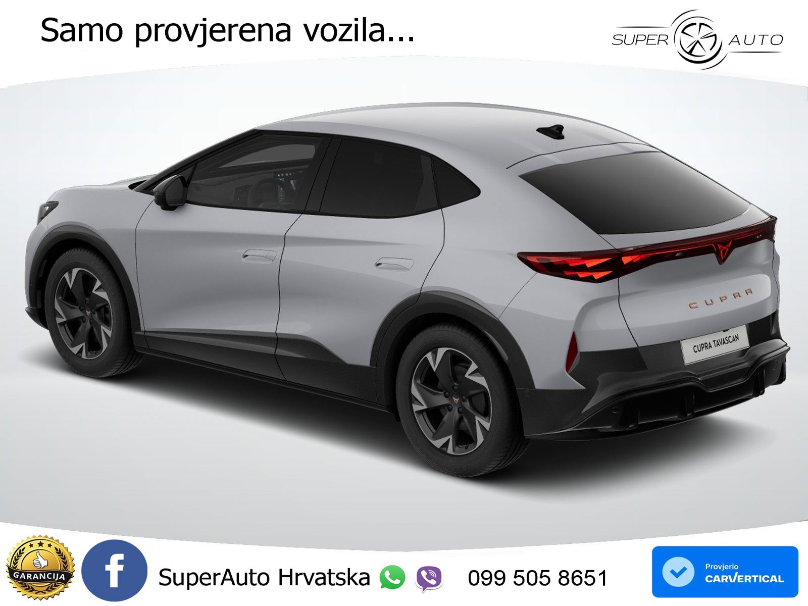 Cupra Tavascan 82 kWh (286 KS) LED+GR SJED+ACC