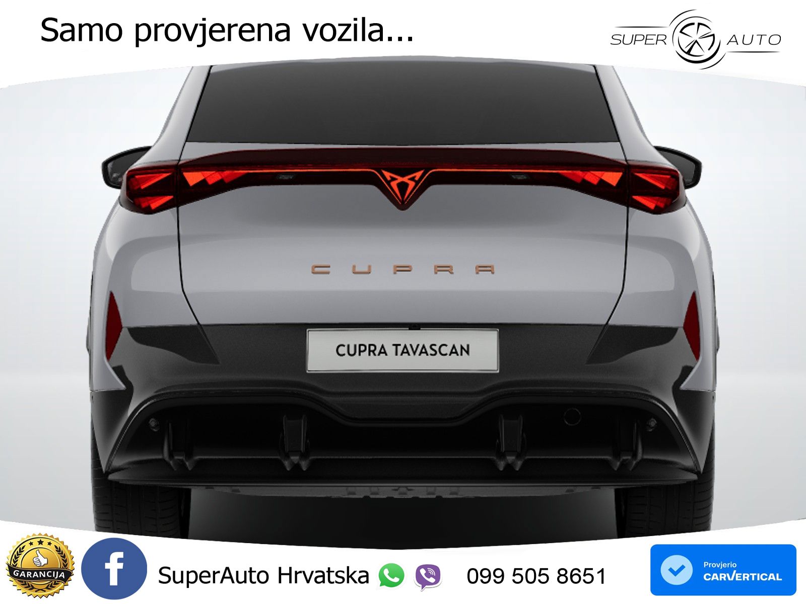 Cupra Tavascan 82 kWh (286 KS) LED+GR SJED+ACC