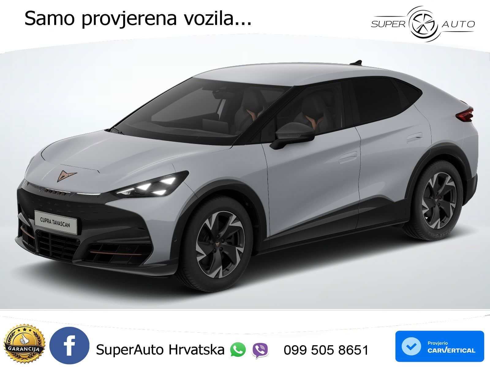 Cupra Tavascan 82 kWh (286 KS) LED+GR SJED+ACC