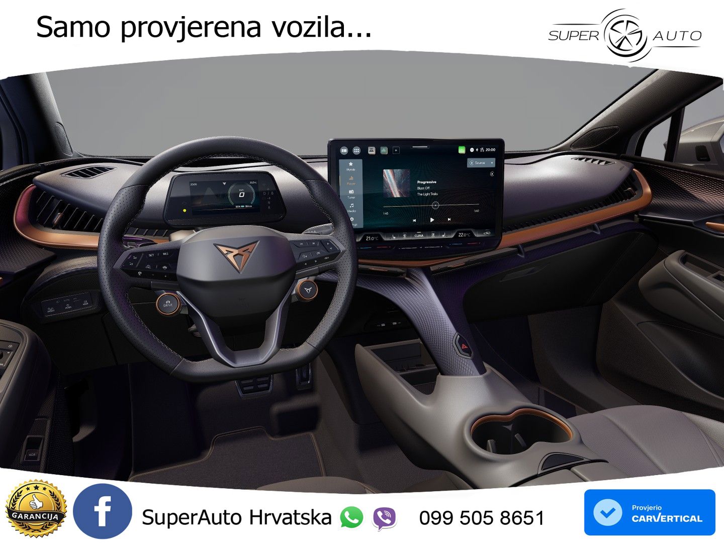 Cupra Tavascan 82 kWh (286 KS) LED+GR SJED+ACC