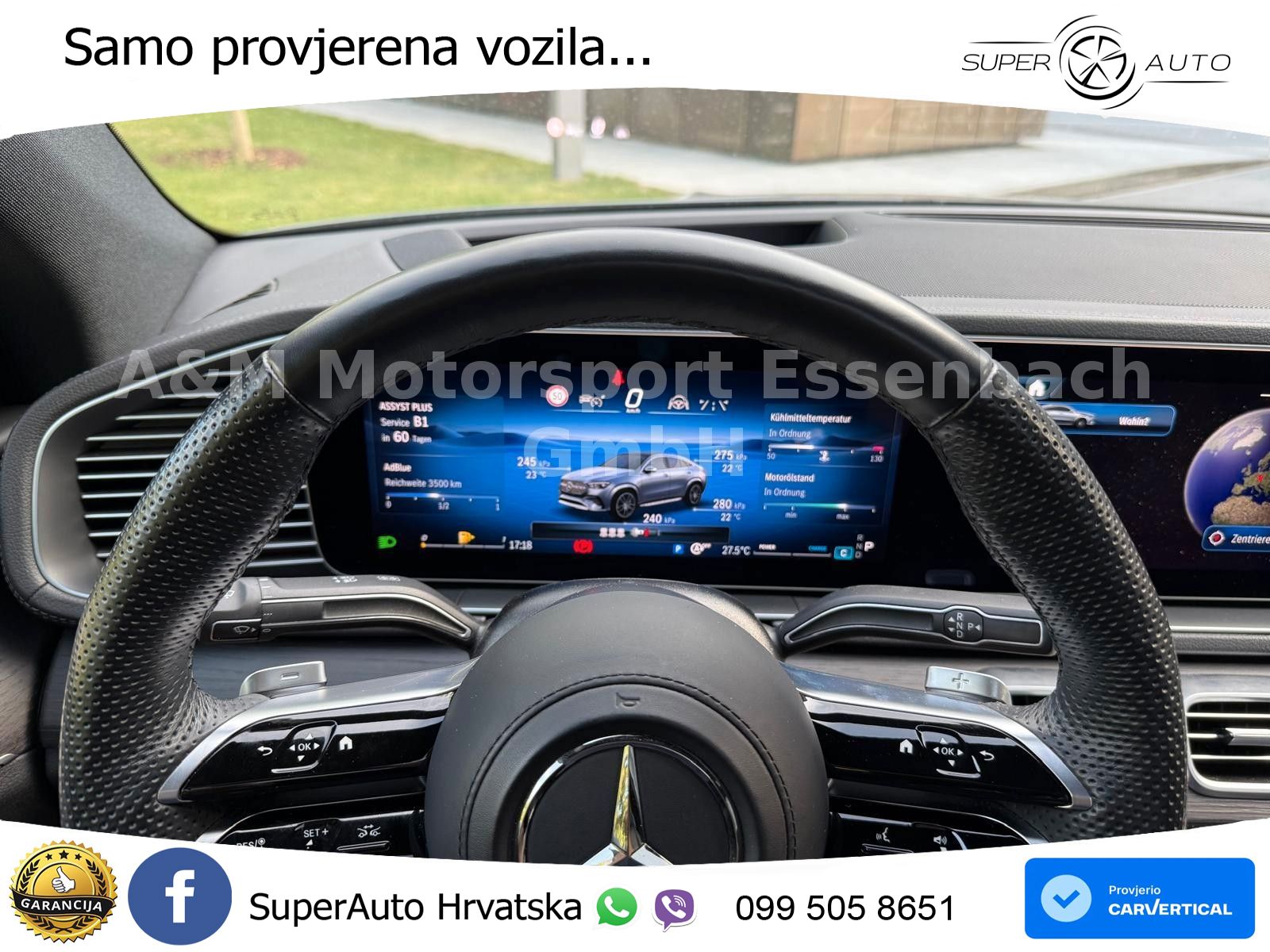 Mercedes GLE Coupe 300d (269 ks) EQ Boost 4MATIC 9G-TRONIC AMG LED+GR SJED+ACC