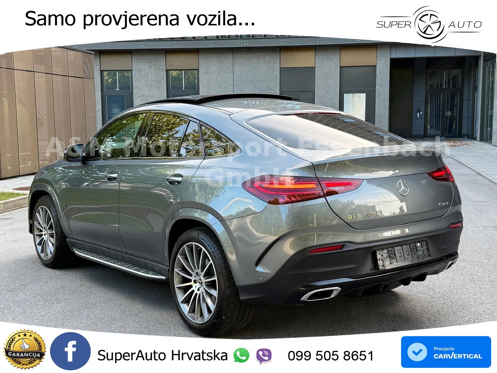 Mercedes GLE Coupe 300d (269 ks) EQ Boost 4MATIC 9G-TRONIC AMG LED+GR SJED+ACC