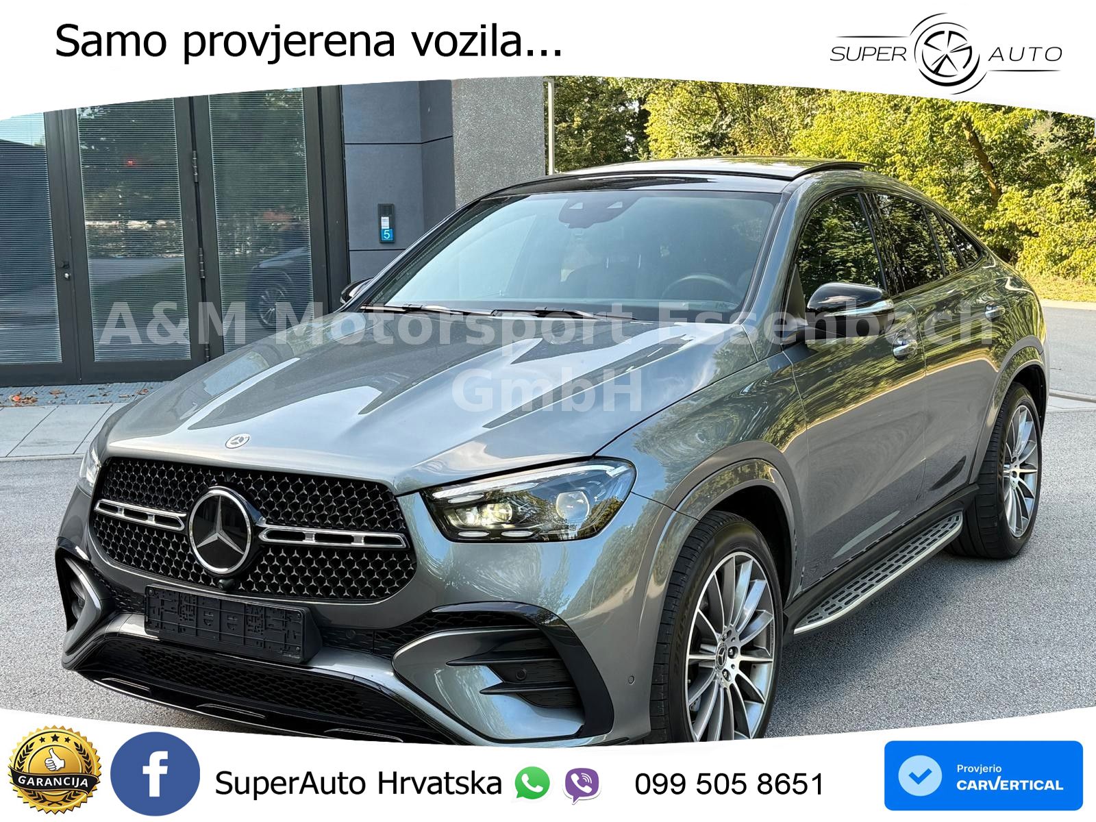 Mercedes GLE Coupe 300d (269 ks) EQ Boost 4MATIC 9G-TRONIC AMG LED+GR SJED+ACC