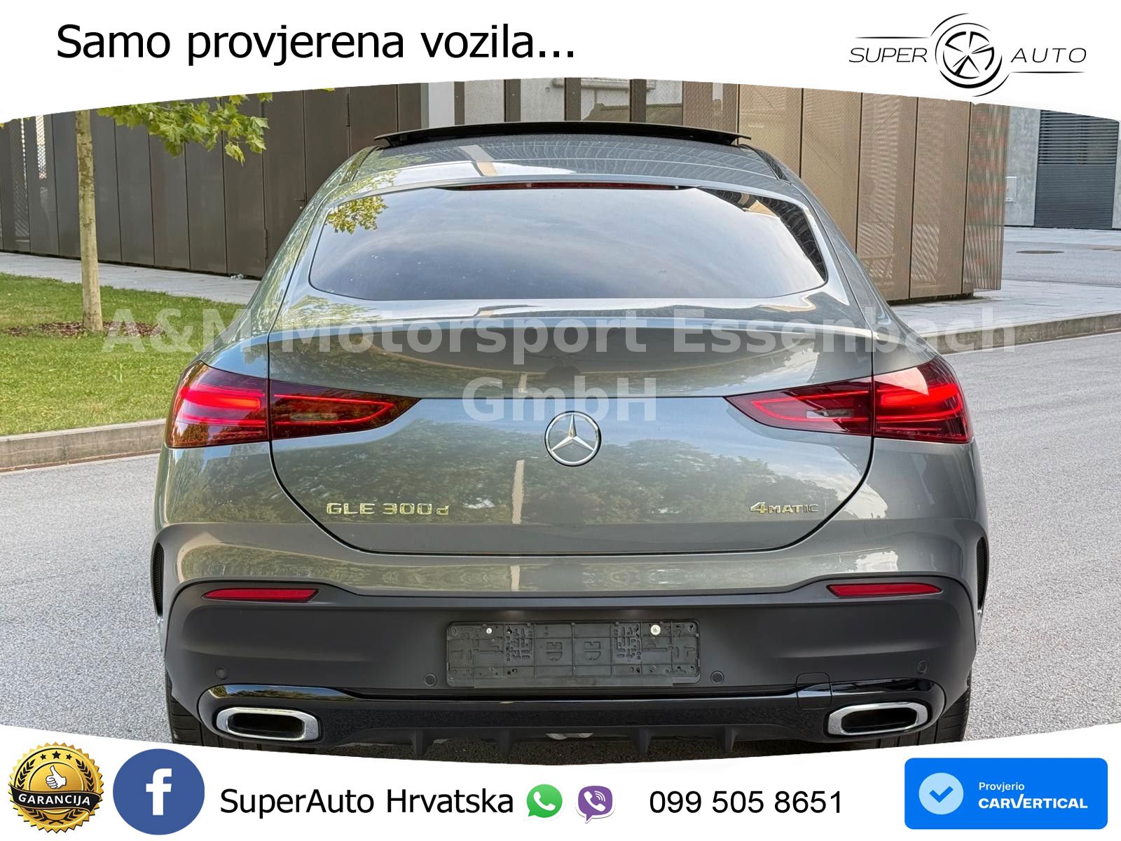 Mercedes GLE Coupe 300d (269 ks) EQ Boost 4MATIC 9G-TRONIC AMG LED+GR SJED+ACC