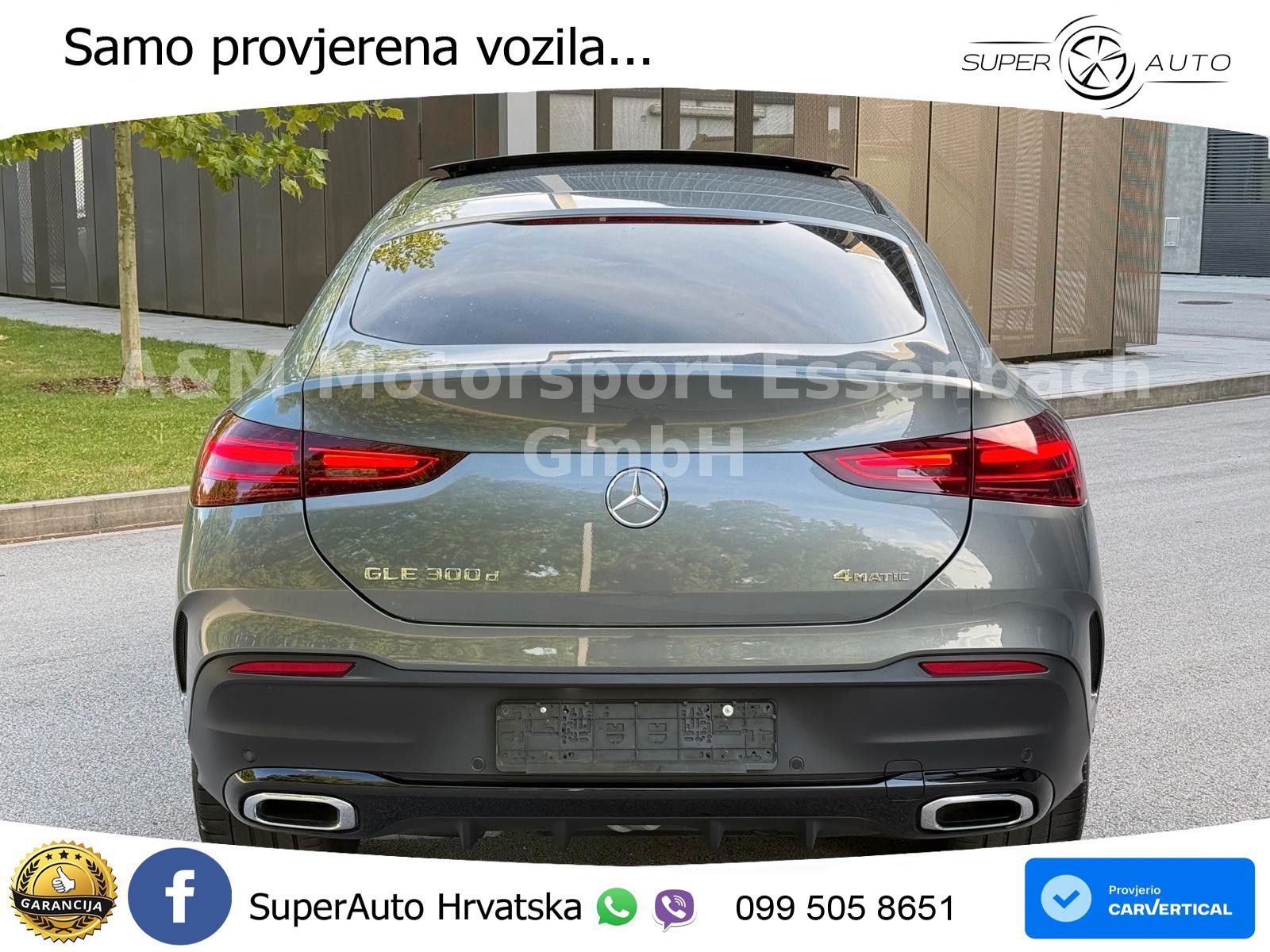 Mercedes GLE Coupe 300d (269 ks) EQ Boost 4MATIC 9G-TRONIC AMG LED+GR SJED+ACC