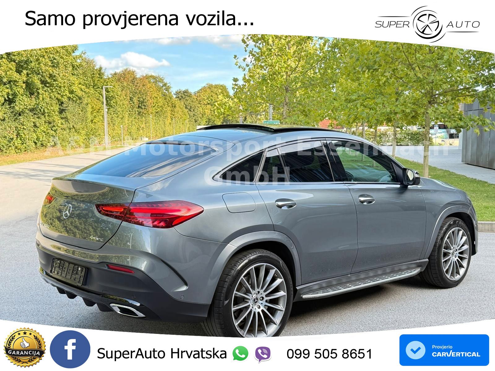 Mercedes GLE Coupe 300d (269 ks) EQ Boost 4MATIC 9G-TRONIC AMG LED+GR SJED+ACC