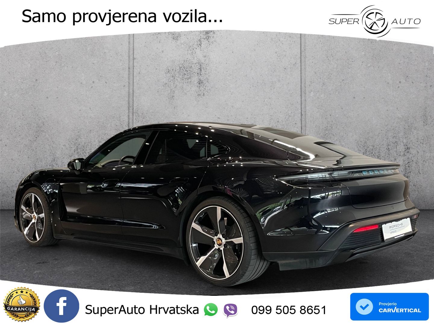 Porsche Taycan Turbo 93.4 kWh (680 KS)