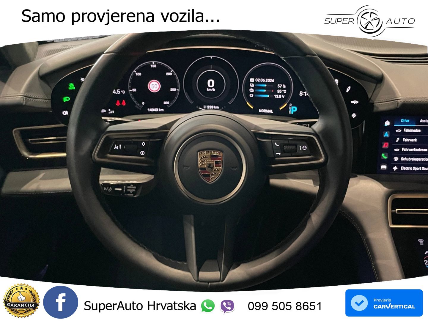 Porsche Taycan Turbo 93.4 kWh (680 KS)