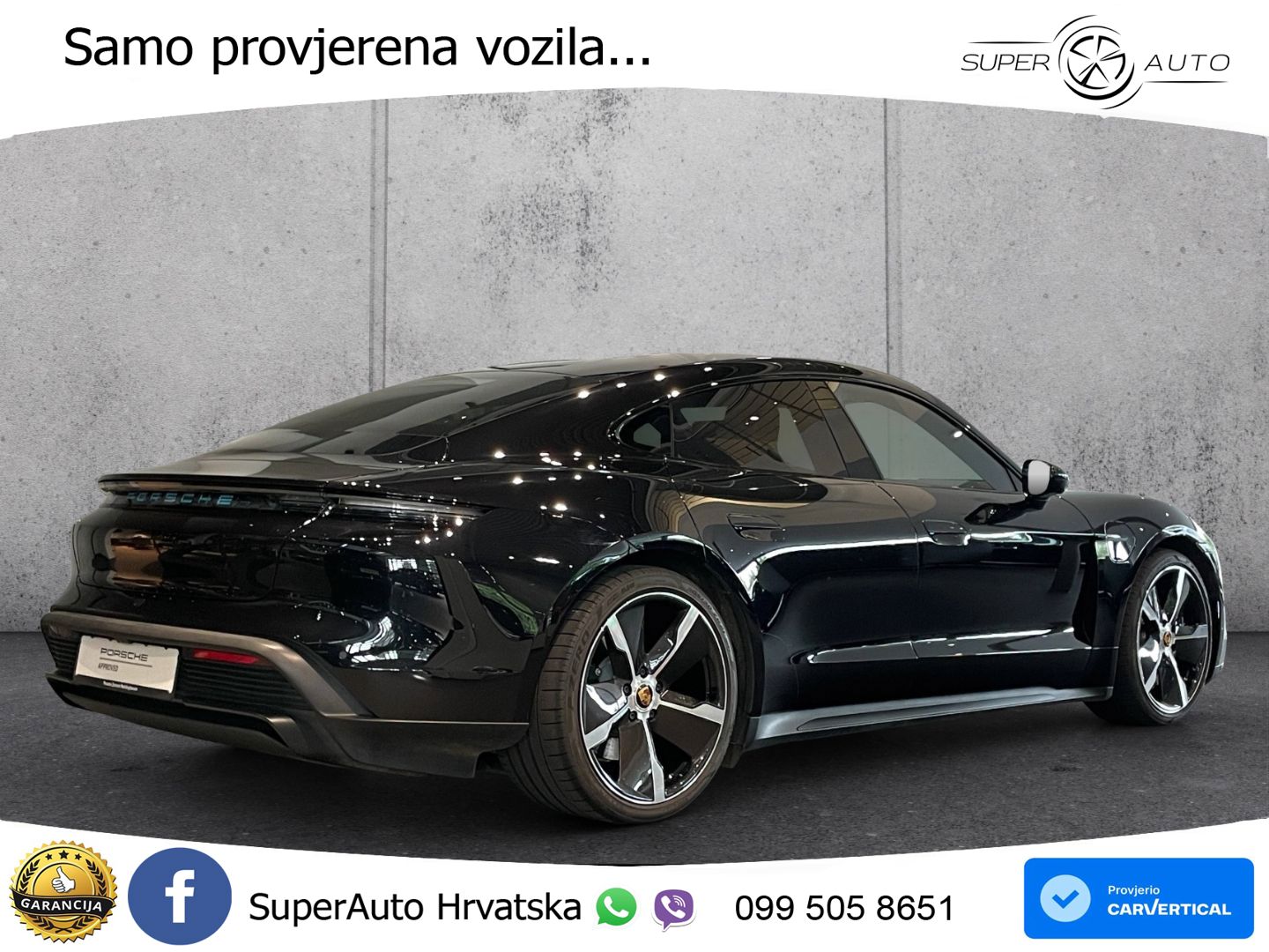 Porsche Taycan Turbo 93.4 kWh (680 KS)