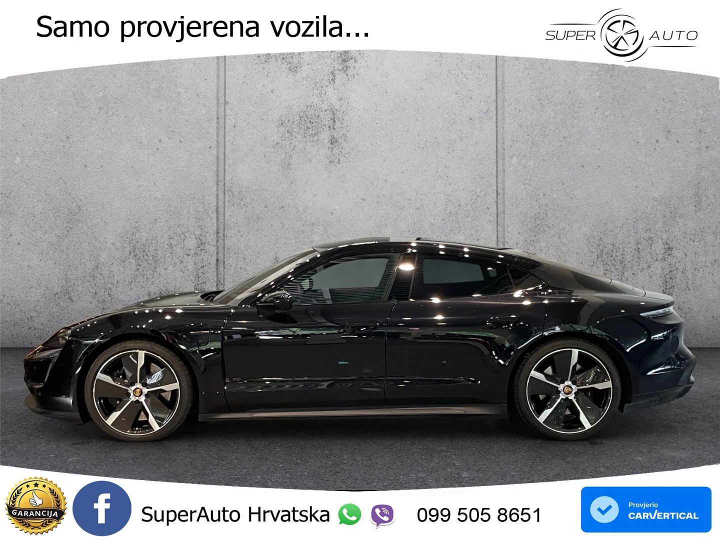 Porsche Taycan Turbo 93.4 kWh (680 KS)
