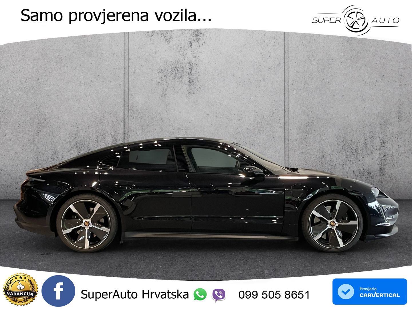 Porsche Taycan Turbo 93.4 kWh (680 KS)