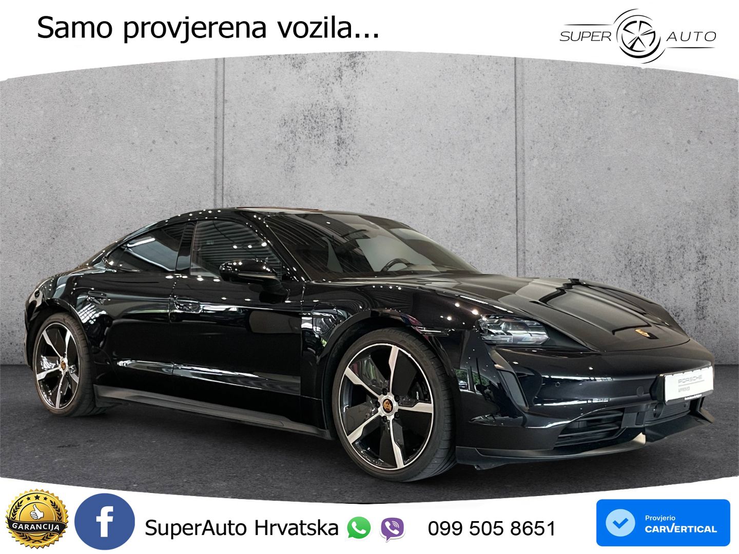 Porsche Taycan Turbo 93.4 kWh (680 KS)