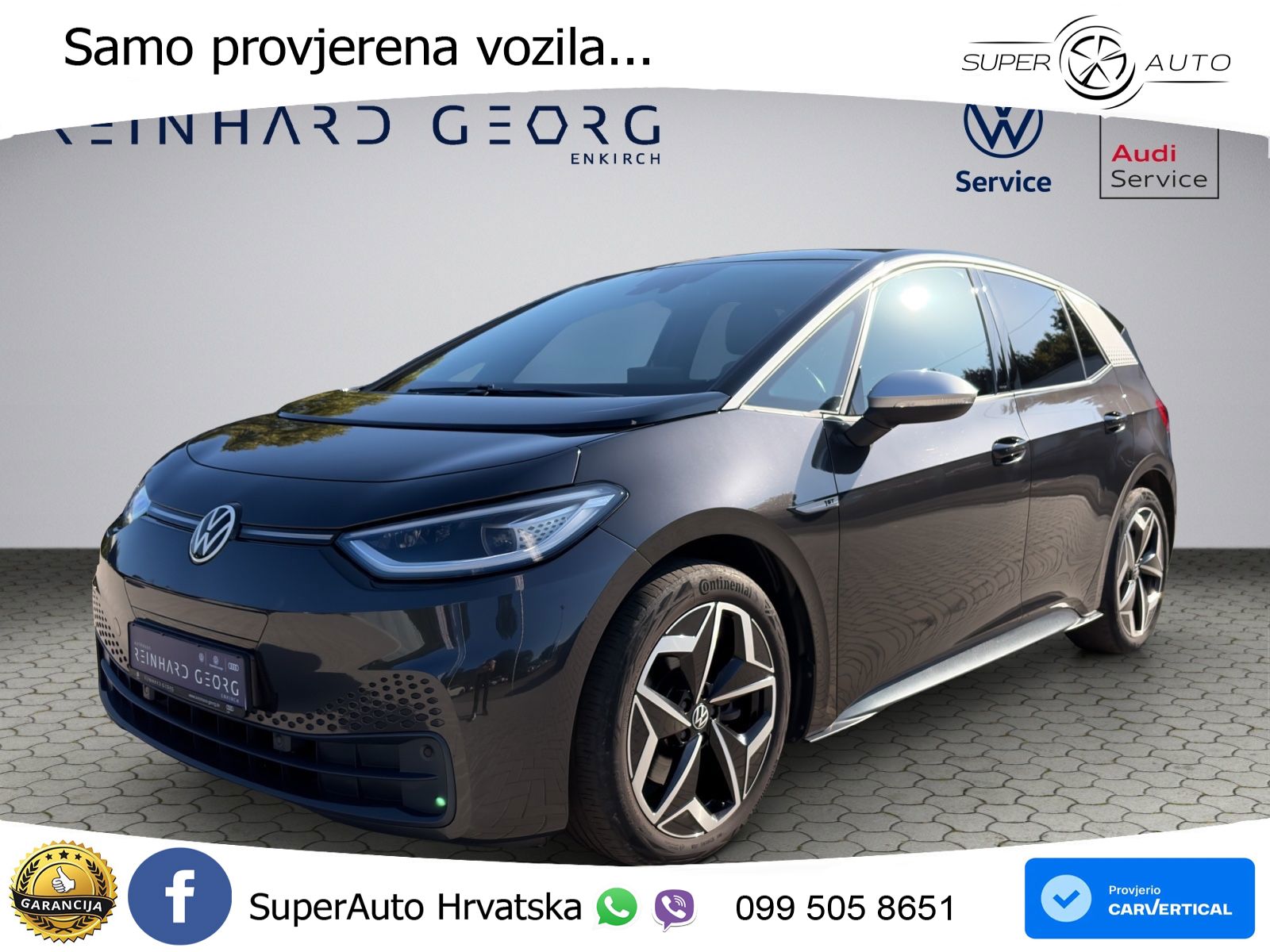 Volkswagen ID.3 Pro Performance 62 kWh (204 KS) LED+GR SJED+ACC