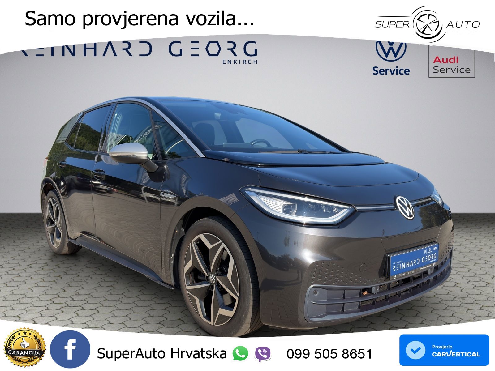 Volkswagen ID.3 Pro Performance 62 kWh (204 KS) LED+GR SJED+ACC