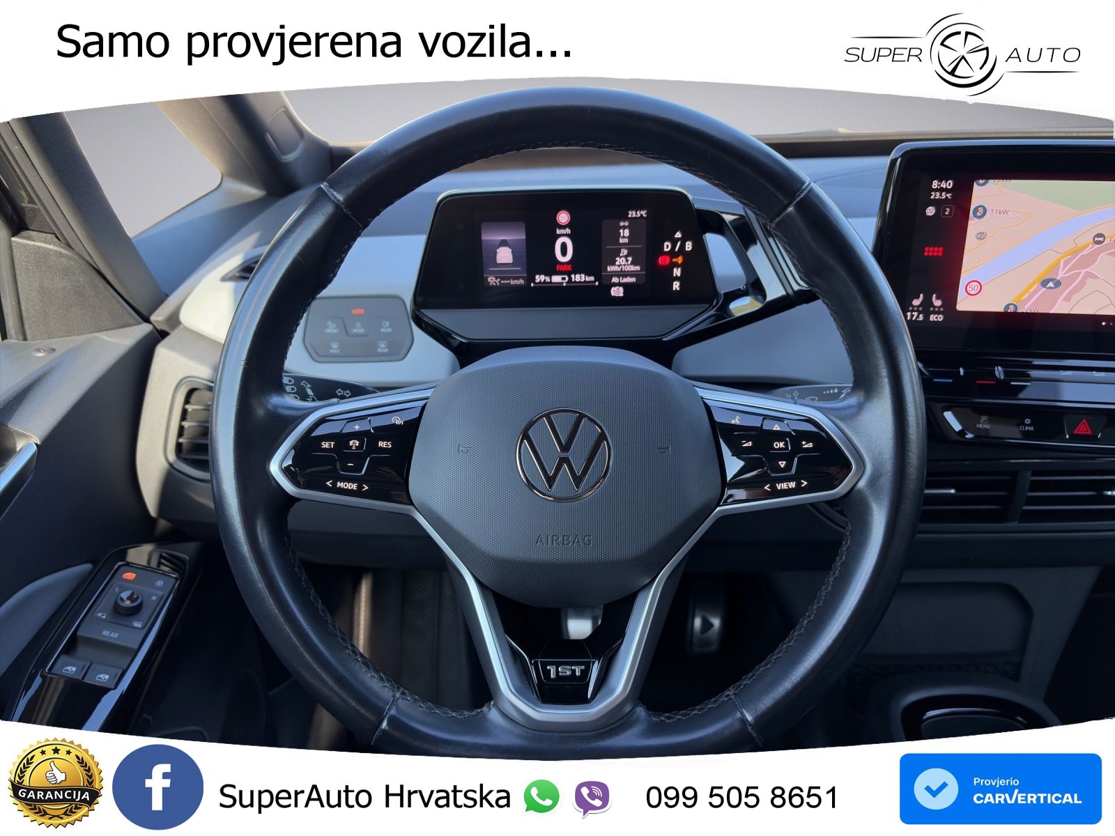 Volkswagen ID.3 Pro Performance 62 kWh (204 KS) LED+GR SJED+ACC