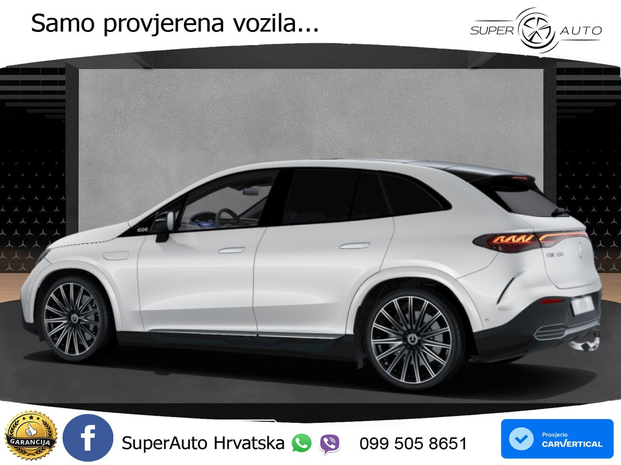 Mercedes EQE SUV 500 105 kWh (449 KS) 4MATIC AMG ZRAČNI+ACC+GR SJED+360+PANO