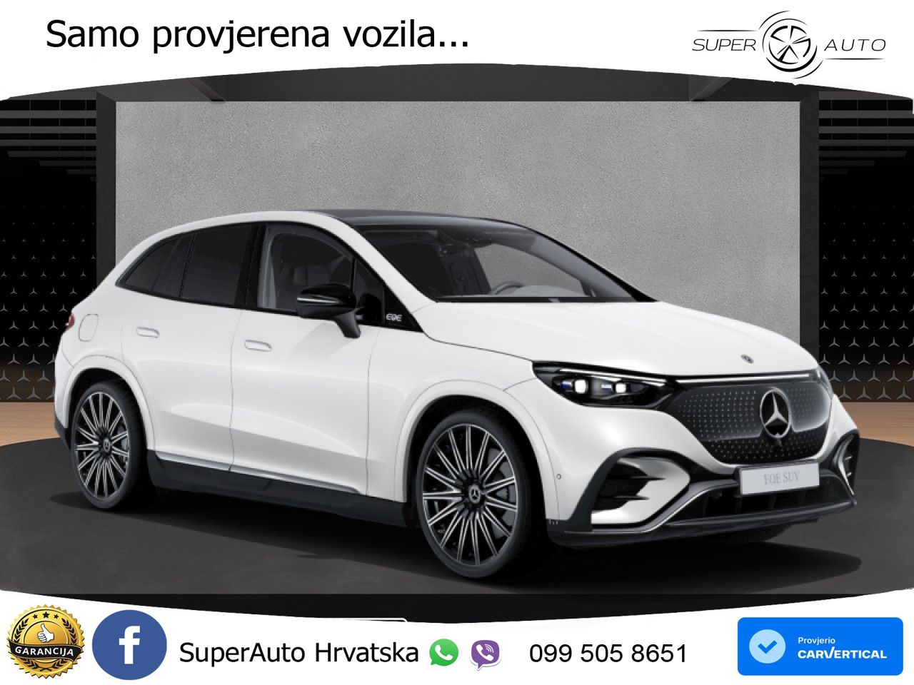 Mercedes EQE SUV 500 105 kWh (449 KS) 4MATIC AMG ZRAČNI+ACC+GR SJED+360+PANO