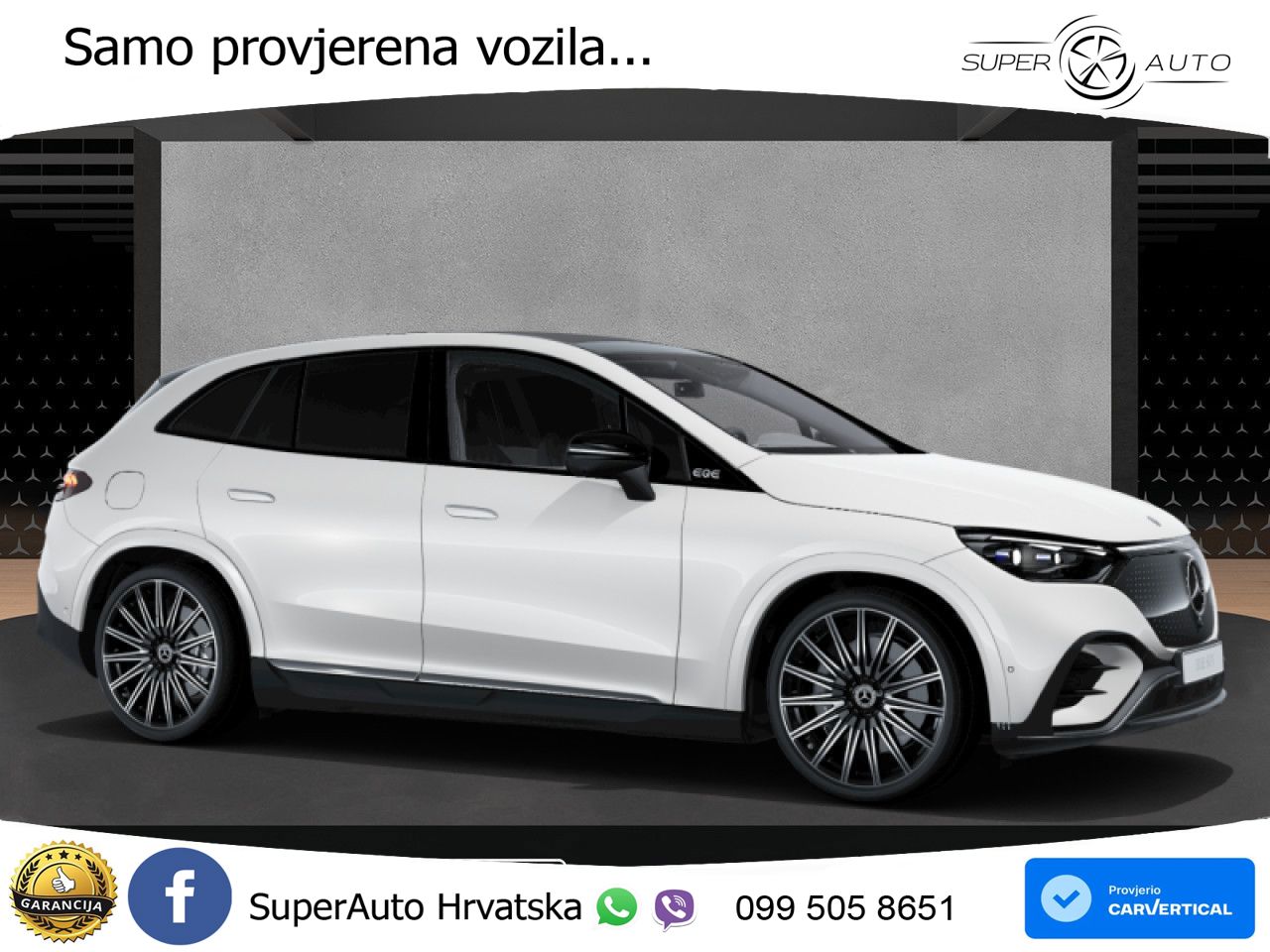 Mercedes EQE SUV 500 105 kWh (449 KS) 4MATIC AMG ZRAČNI+ACC+GR SJED+360+PANO