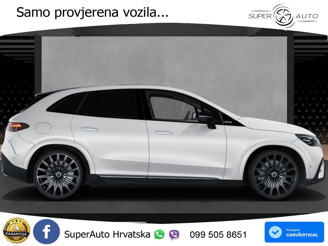 Mercedes EQE SUV 500 105 kWh (449 KS) 4MATIC AMG ZRAČNI+ACC+GR SJED+360+PANO