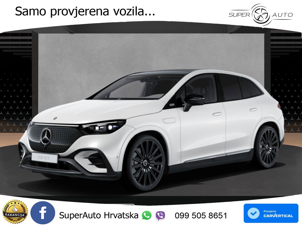 Mercedes EQE SUV 500 105 kWh (449 KS) 4MATIC AMG ZRAČNI+ACC+GR SJED+360+PANO