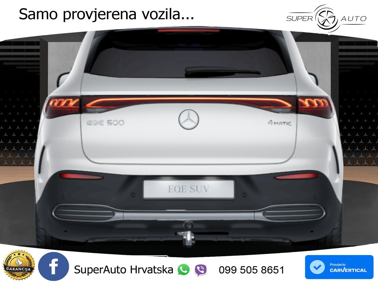 Mercedes EQE SUV 500 105 kWh (449 KS) 4MATIC AMG ZRAČNI+ACC+GR SJED+360+PANO