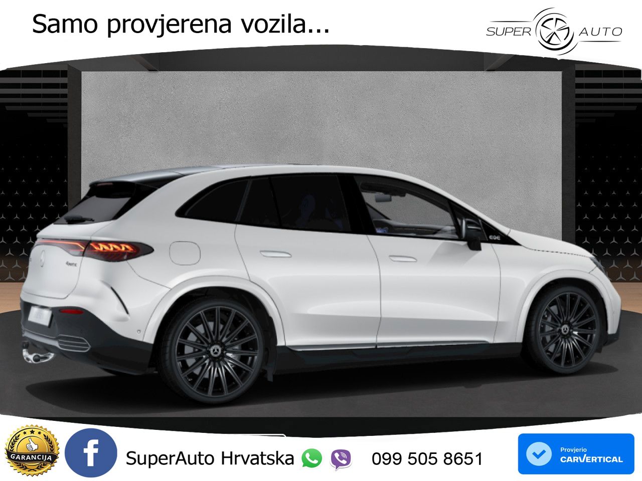 Mercedes EQE SUV 500 105 kWh (449 KS) 4MATIC AMG ZRAČNI+ACC+GR SJED+360+PANO