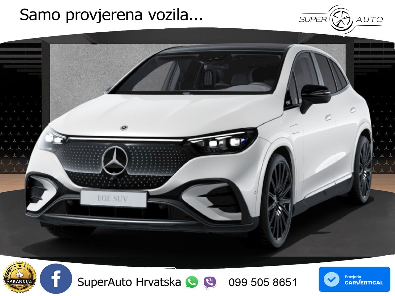 Mercedes EQE SUV 500 105 kWh (449 KS) 4MATIC AMG ZRAČNI+ACC+GR SJED+360+PANO
