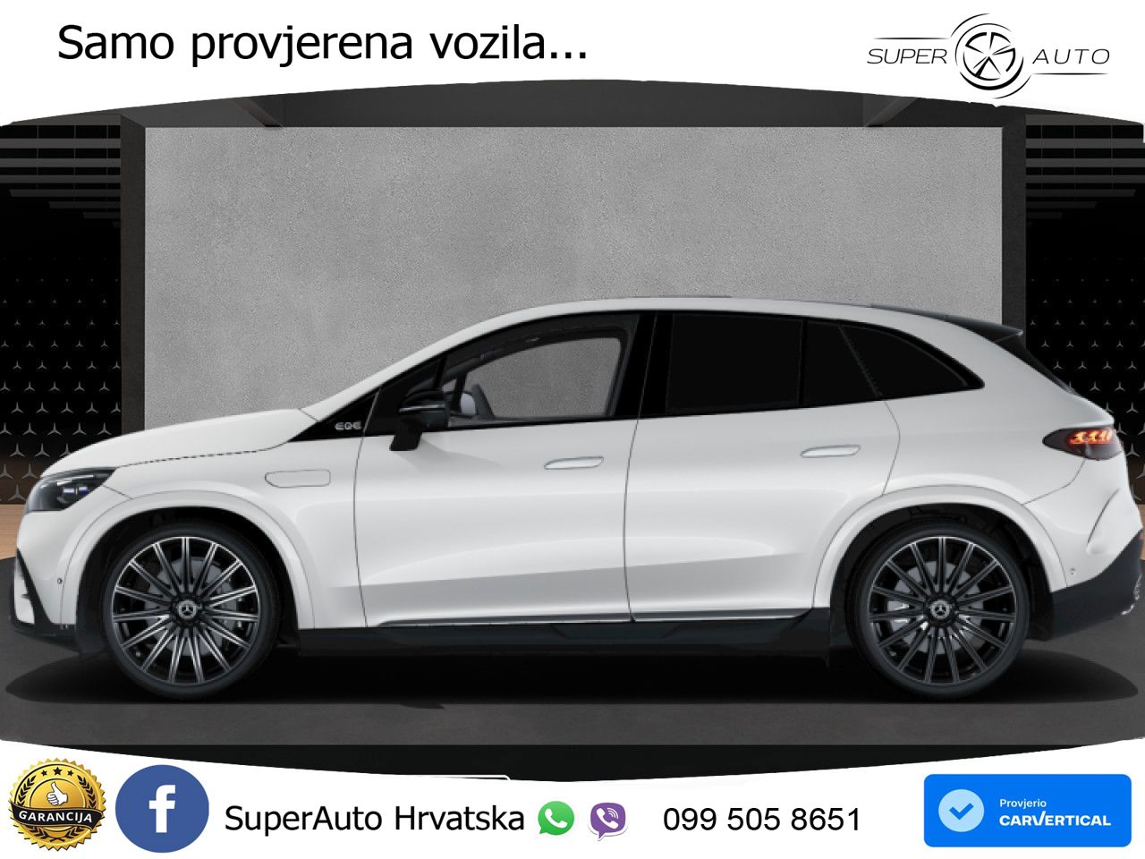 Mercedes EQE SUV 500 105 kWh (449 KS) 4MATIC AMG ZRAČNI+ACC+GR SJED+360+PANO