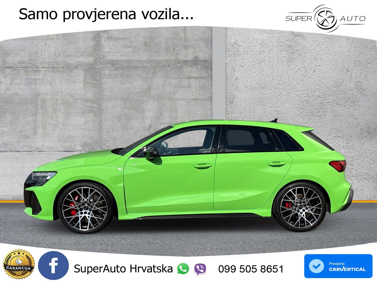 Audi RS3 Sedan 2.5 TFSI (400 KS) quattro S tronic LED+GR SJED+ACC