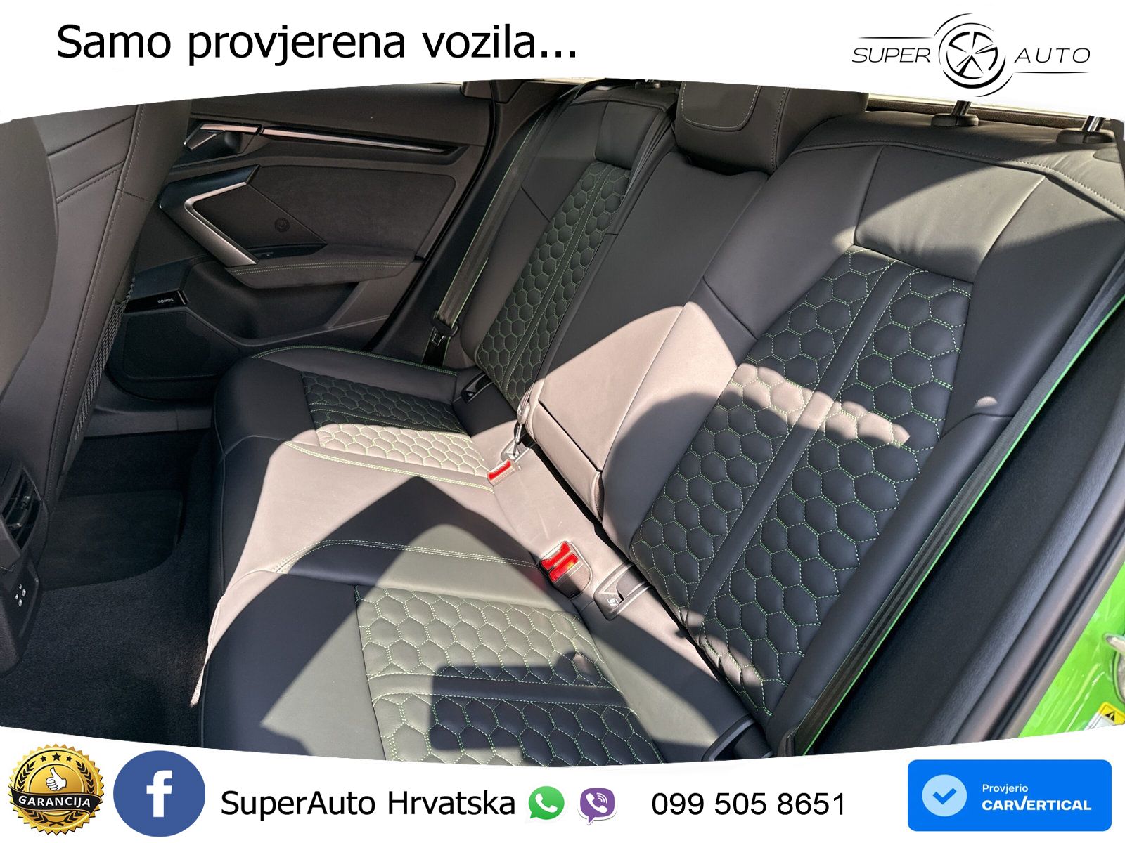 Audi RS3 Sedan 2.5 TFSI (400 KS) quattro S tronic LED+GR SJED+ACC