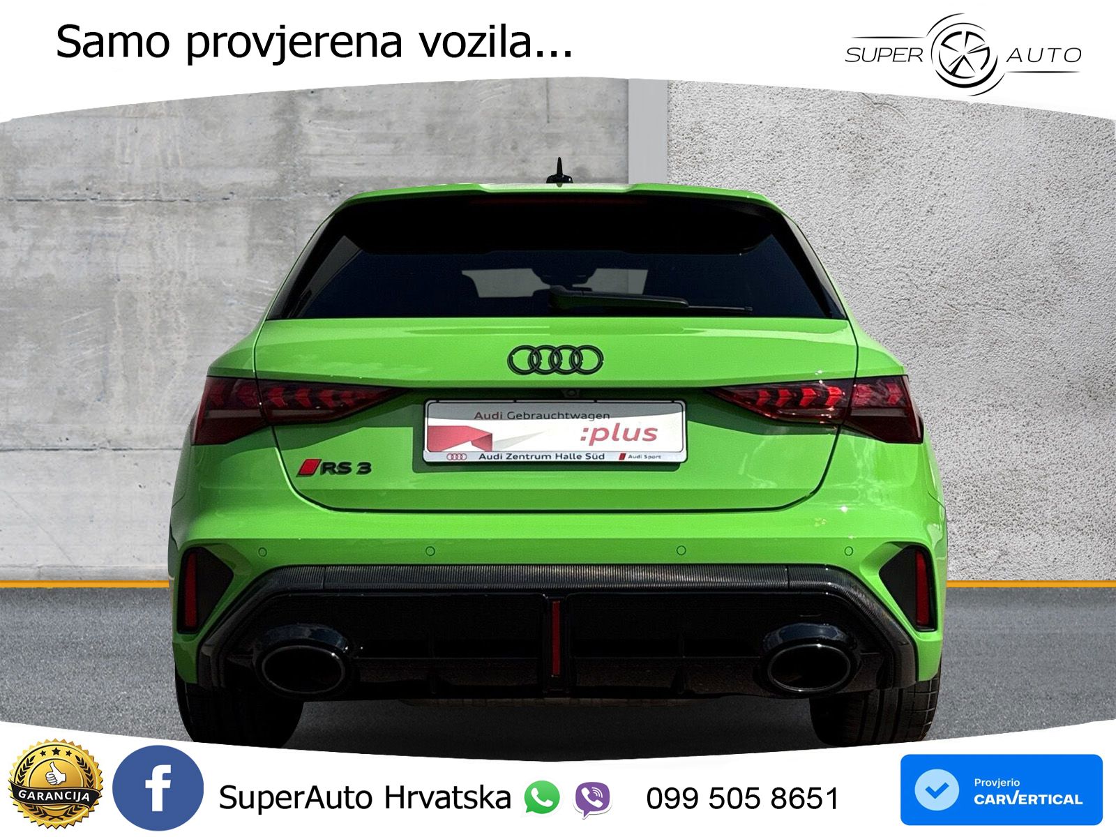 Audi RS3 Sedan 2.5 TFSI (400 KS) quattro S tronic LED+GR SJED+ACC