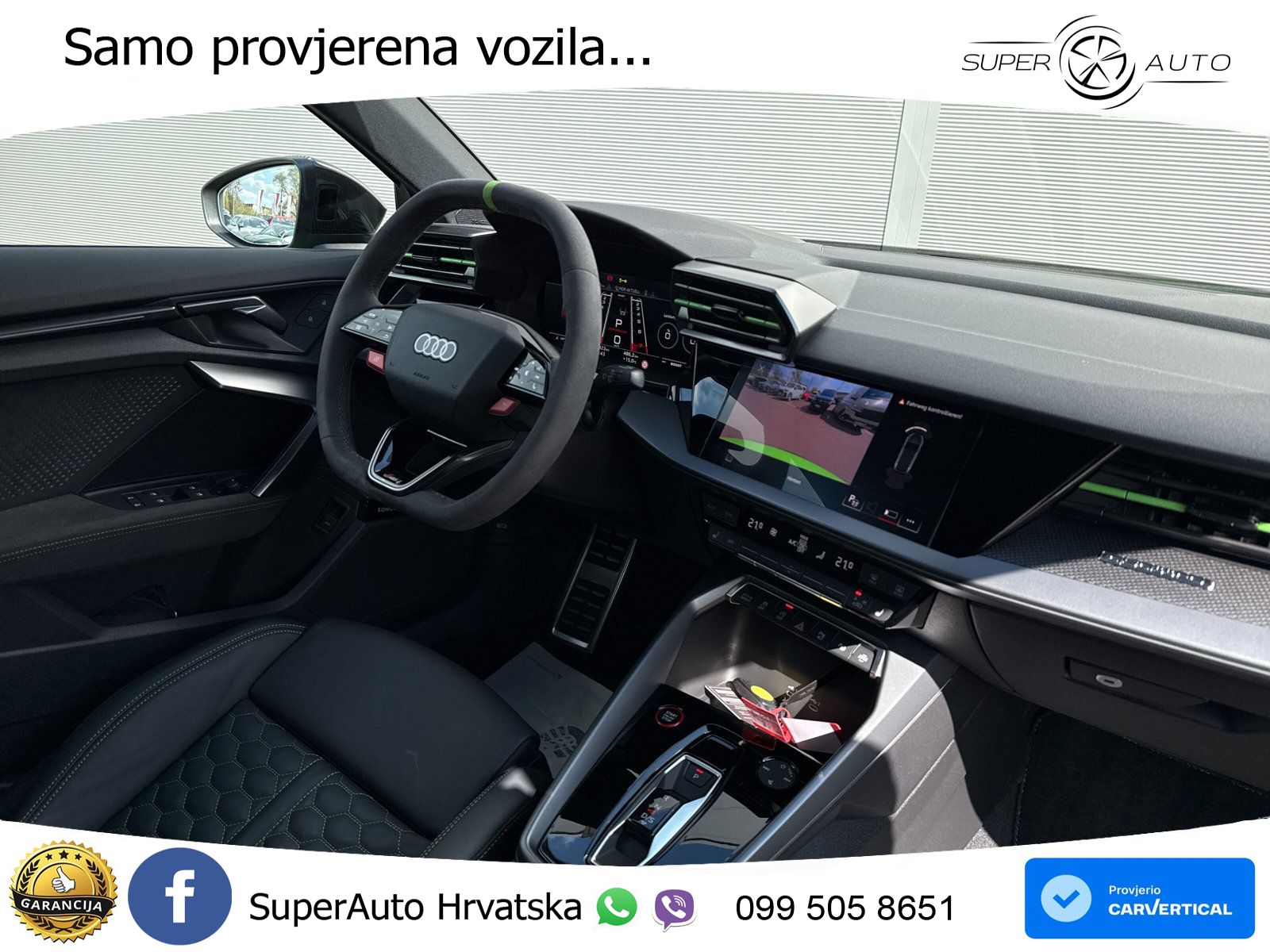 Audi RS3 Sedan 2.5 TFSI (400 KS) quattro S tronic LED+GR SJED+ACC