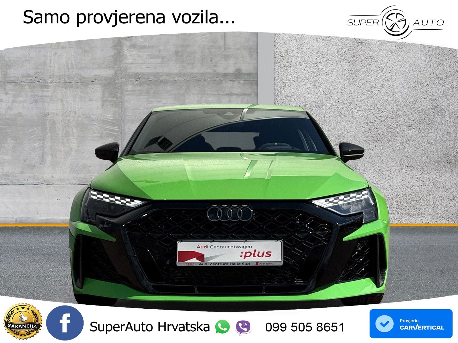 Audi RS3 Sedan 2.5 TFSI (400 KS) quattro S tronic LED+GR SJED+ACC