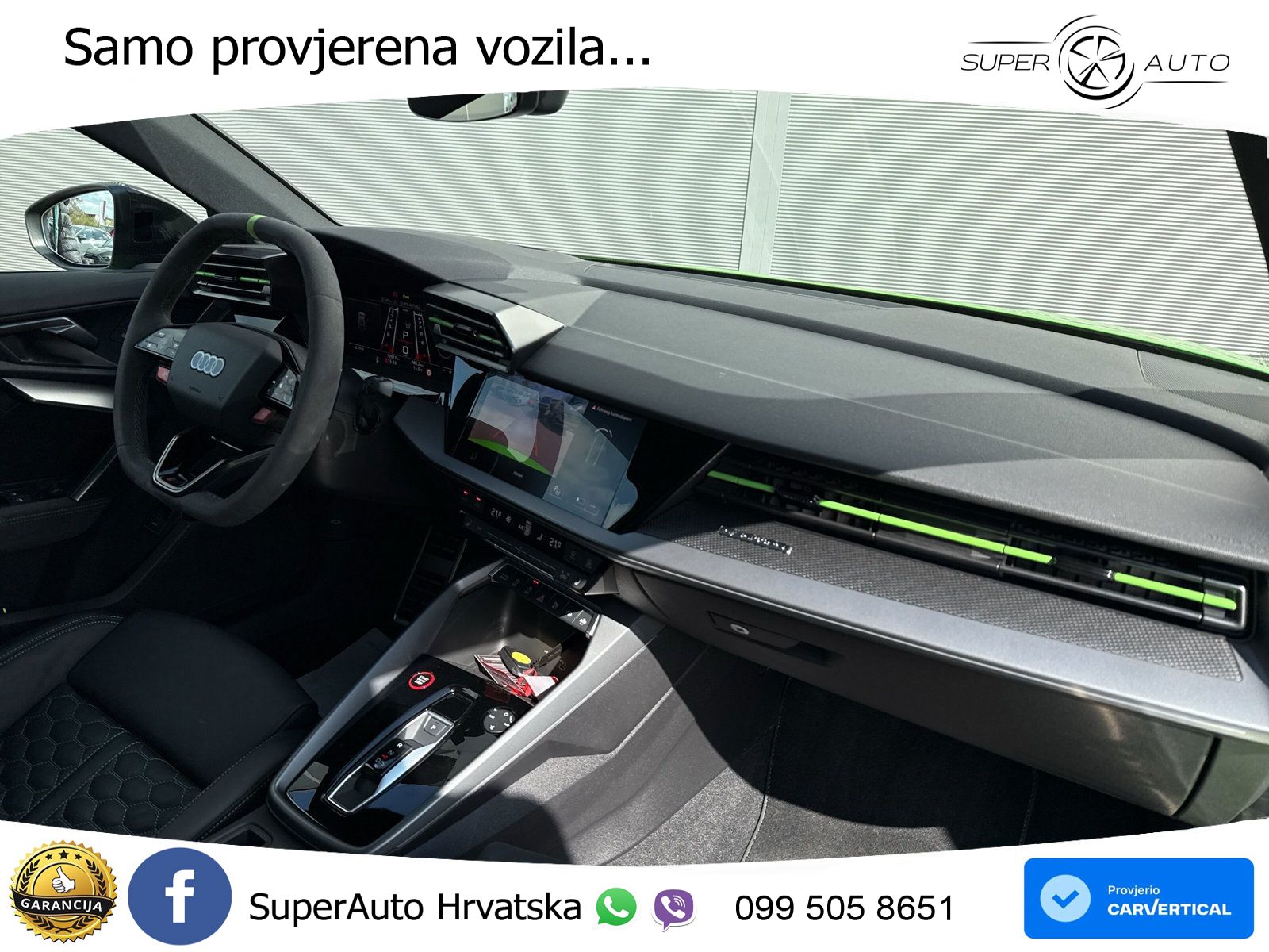 Audi RS3 Sedan 2.5 TFSI (400 KS) quattro S tronic LED+GR SJED+ACC
