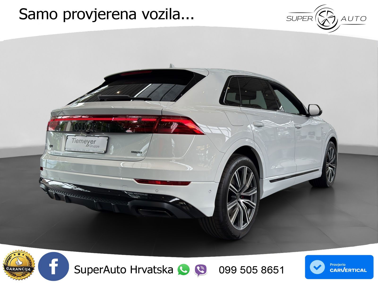 Audi Q8 50 TDI V6 (286 KS) quattro Tiptronic 2x S line LED+GR SJED+ACC