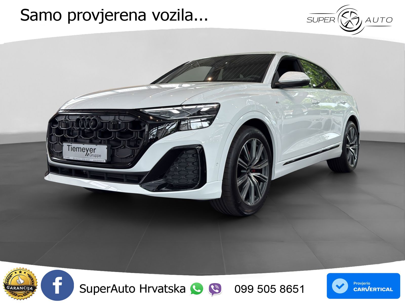 Audi Q8 50 TDI V6 (286 KS) quattro Tiptronic 2x S line LED+GR SJED+ACC