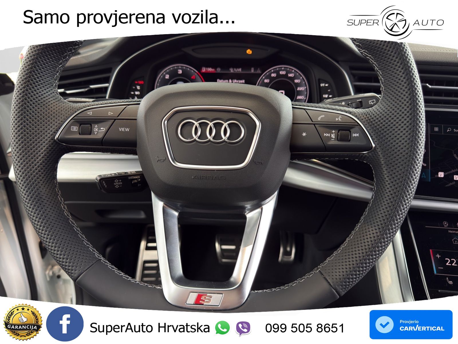 Audi Q8 50 TDI V6 (286 KS) quattro Tiptronic 2x S line LED+GR SJED+ACC