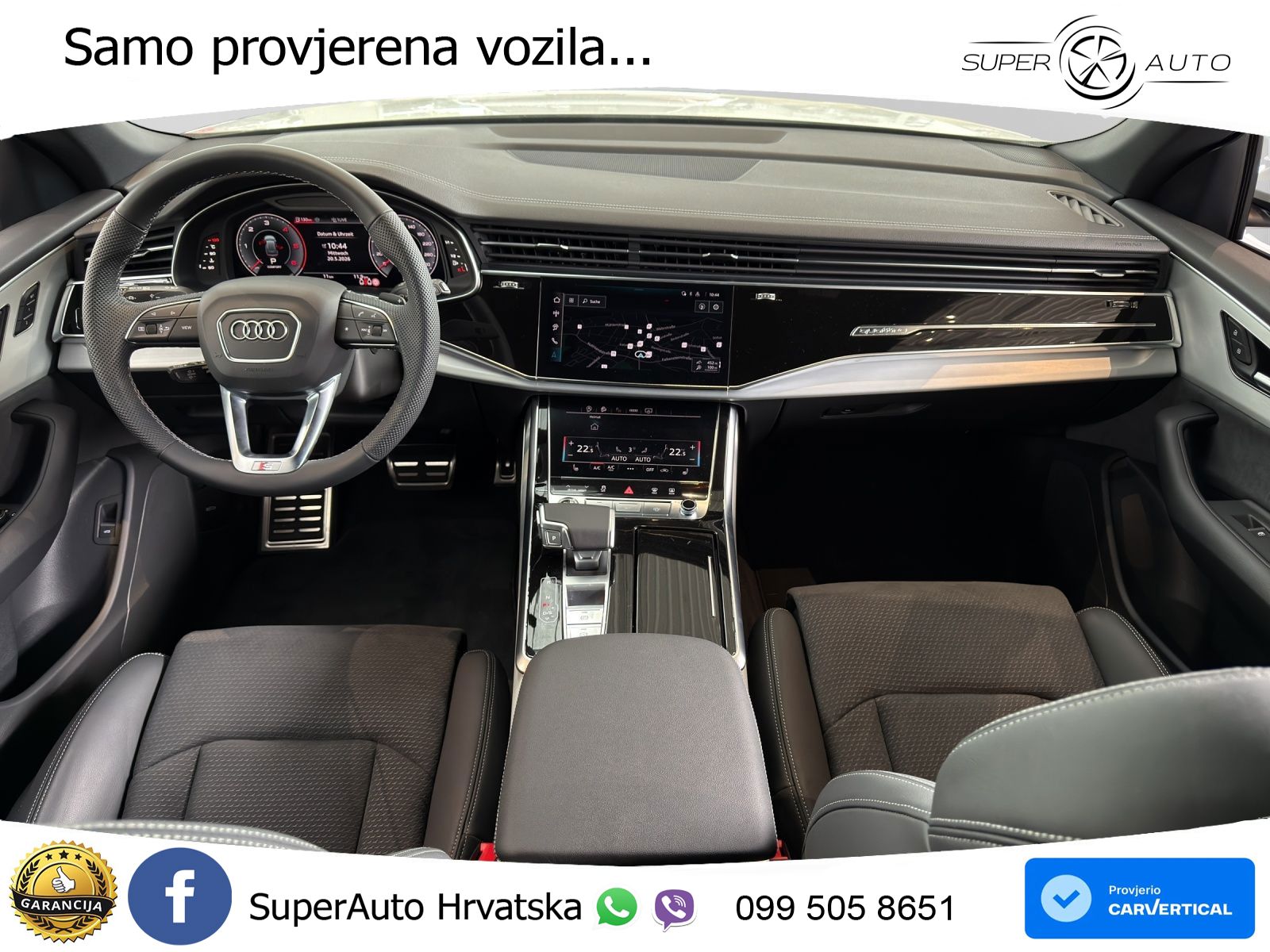 Audi Q8 50 TDI V6 (286 KS) quattro Tiptronic 2x S line LED+GR SJED+ACC