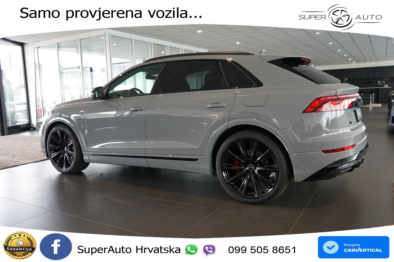 Audi Q8 60 TFSIe V6 (490 KS) quattro Tiptronic 489 KS LED+GR SJED+ACC