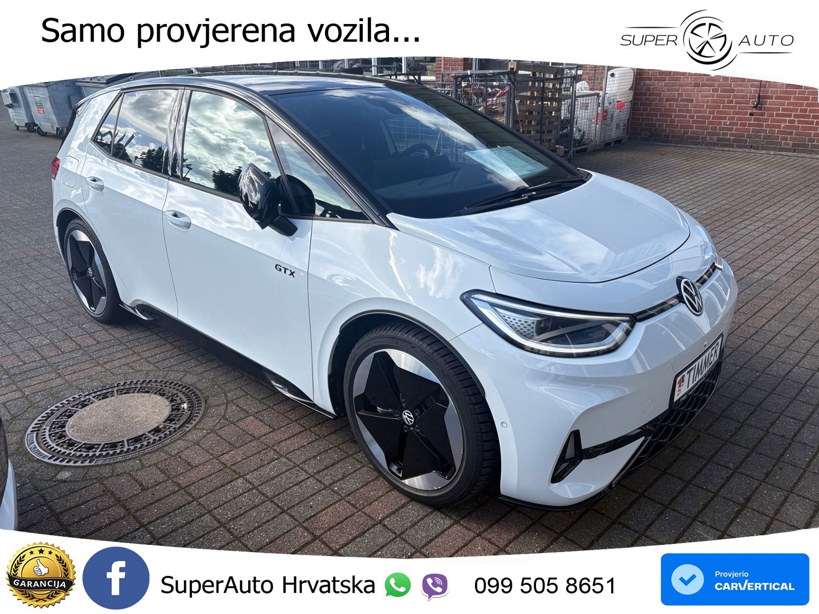 Volkswagen ID.3 GTX Performance 84 kWh (326 KS) LED+GR SJED+ACC
