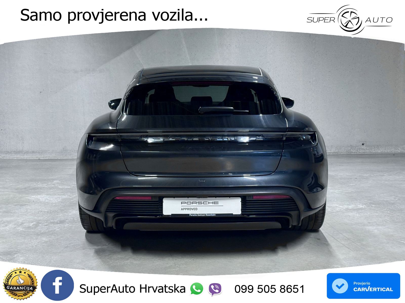Porsche Taycan Sport Turismo GTS Performance Plus 93.4 kWh (598 KS)