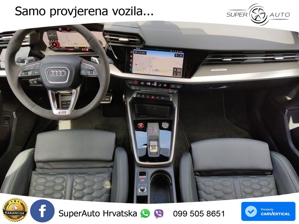 Audi RS3 Sedan 2.5 TFSI (400 KS) quattro S tronic LED+GR SJED+ACC