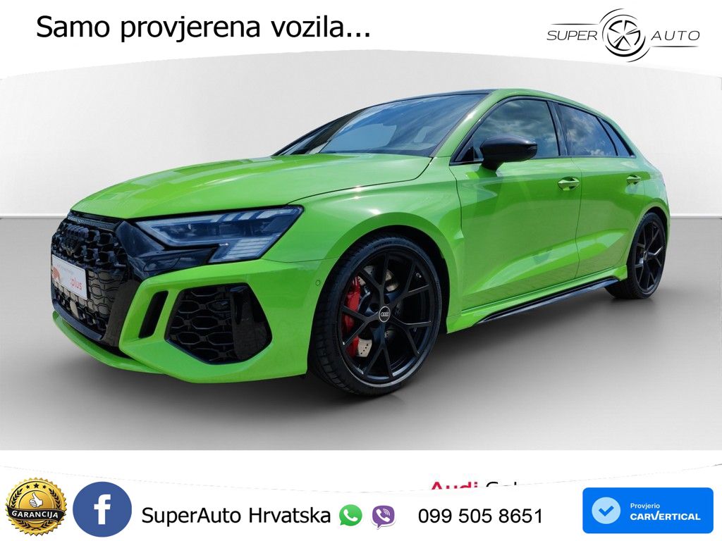 Audi RS3 Sedan 2.5 TFSI (400 KS) quattro S tronic LED+GR SJED+ACC